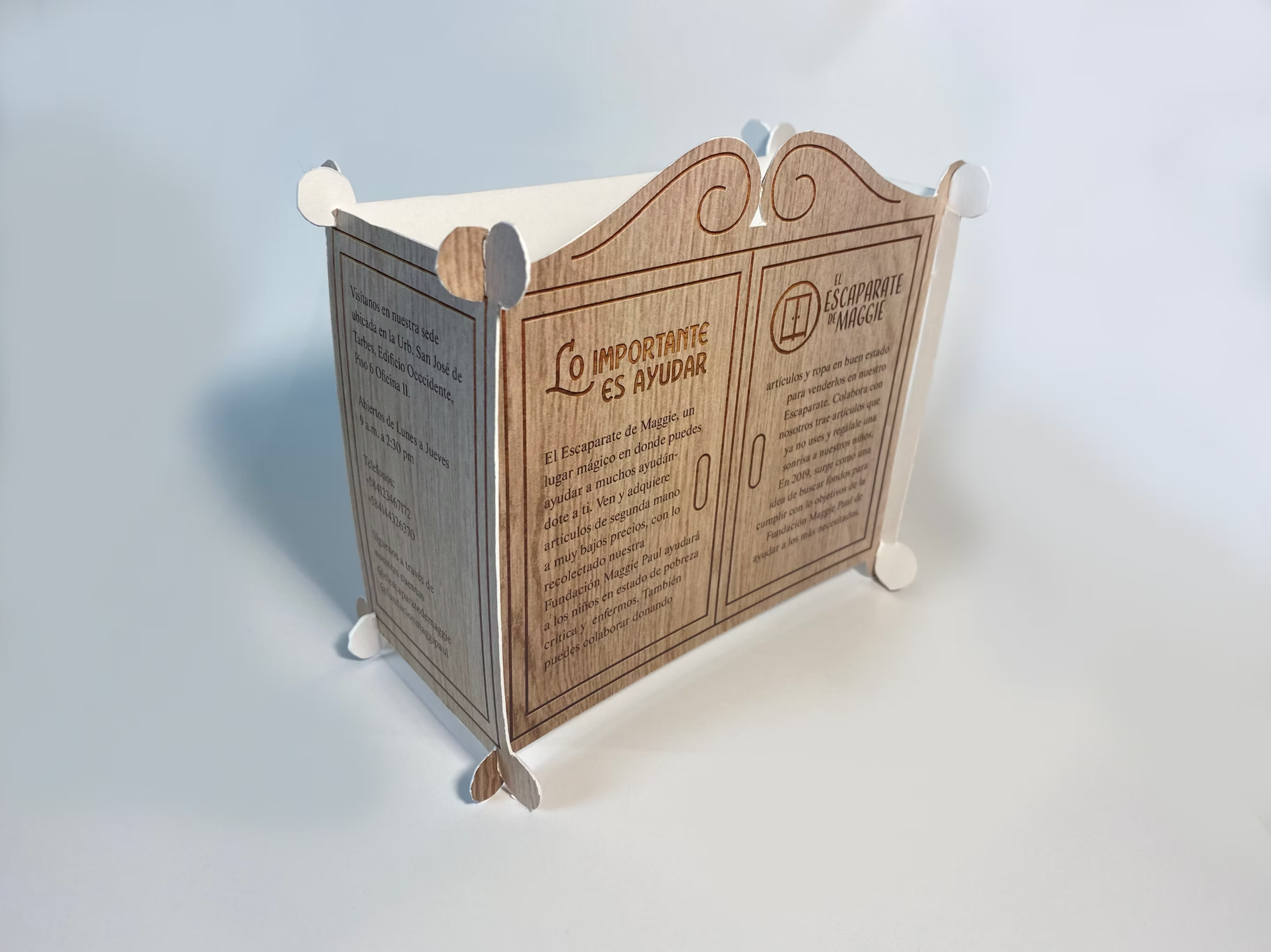 Buildable brochure and packaging insert