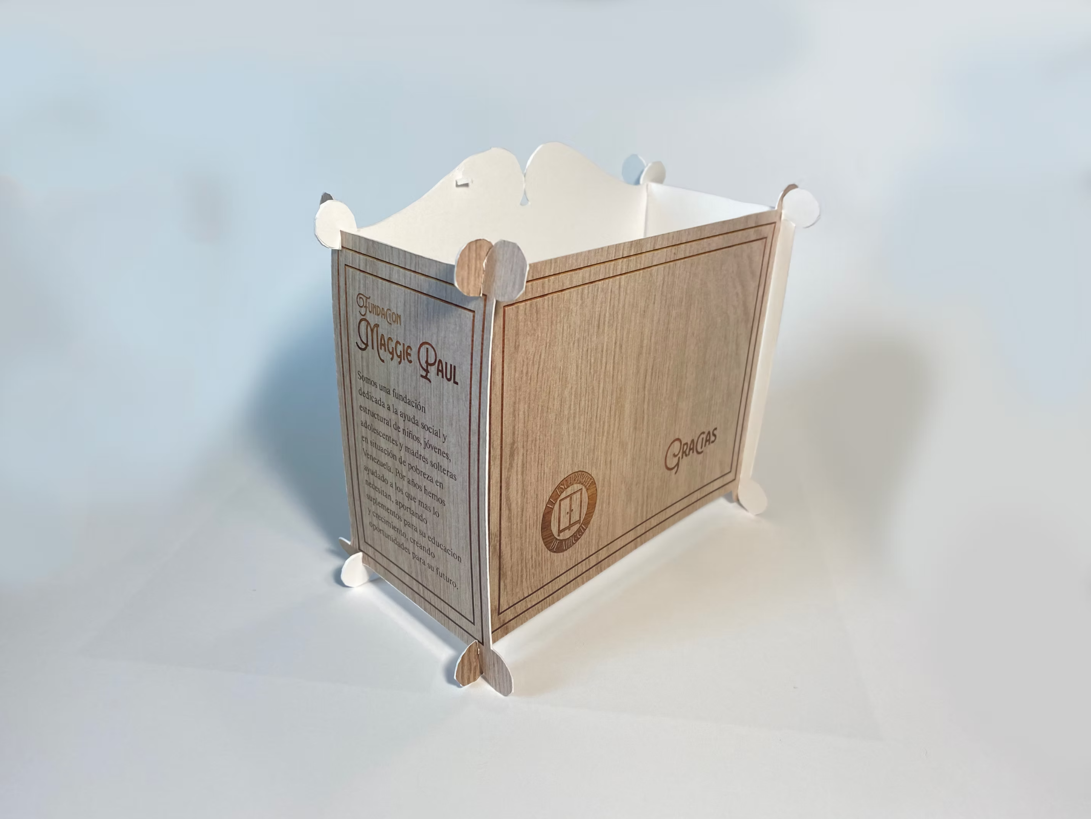 Brochure assembly detail